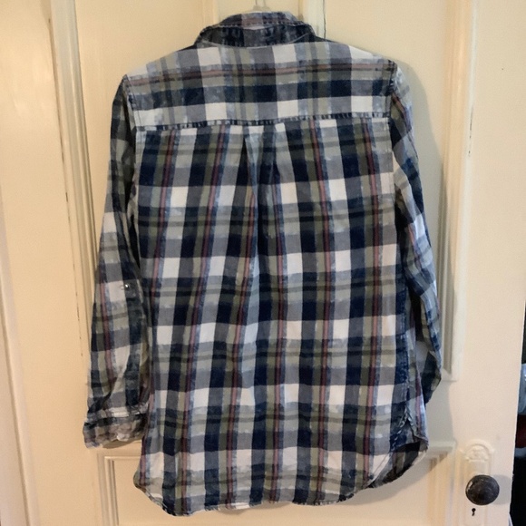 Tribal Jeans Cotton Checkered Shirt M NWOT - Picture 3 of 5